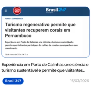 Biofabrica de Corais Restauração Recifal Projetos PDI e ESG Adoção de Corais Experiências Turísticas Regenerativas em Porto de Galinhas